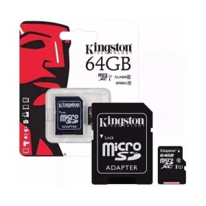 KIN MICRO 64GB C10/ KINGSTON MICRO SD 64GB CLASS 10