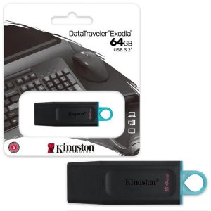 KIN USB 64 3.2/ KINSTON DTXON USB 3.2 64GB DATA TRAVELER EXODIA