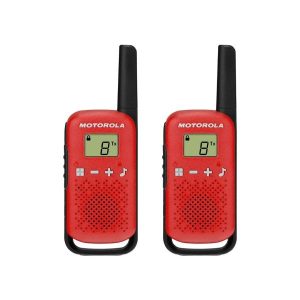 MOT T110/ MOTOROLA RADIO DE DOS VIAS DUAL PACK ROJO