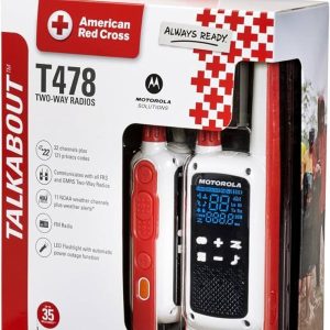 MOT T478/ MOTOROLA RADIO EMERGENCY WALKIE TALKIE AMERICAN RED CROSS LICENSED