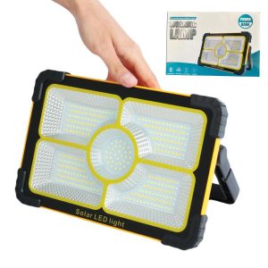LAMP JN889/ADORNO  CON PANEL SOLAR CUADRADA 7200mAh