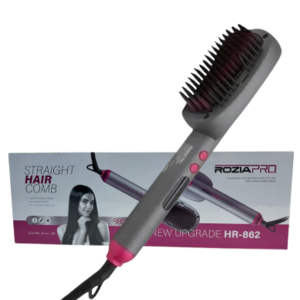 ROZ HR862/ CEPILLO ALISADOR ROZIA PEINE DE CALOR 230° HAIR PEINETA DE TEMPERATURA PARA ALISADO DEL CABELLO