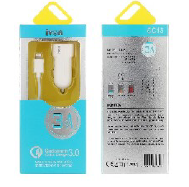 CAR IVON CC13/CARGADOR DE AUTO USB QC3,0