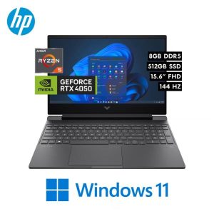 HP 15 FB2082WM/ AMD Ryzen 5-8645HS - NVIDIA GeForce RTX 4050 8GB DDR5 - 512GB SSD - Win 11- Silver
