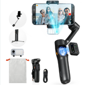 ESTA CEL V3 / ESTABILIZADOR PARA CELULAR CON IA PLEGABLE CONTROL REMOTO