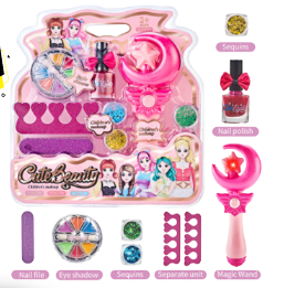 MAKEUP 1688 8826B/SET DE MAQUILLAJE Y UÑAS PARA NIÑAS