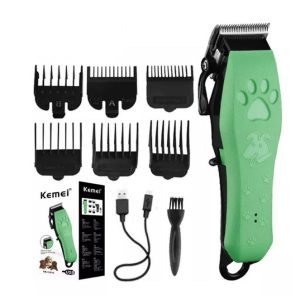MAQUINA KMCW10/ MAQUINA PARA CORTE DEL PELO DE TU PELUDO KEMEI PARA MOTILAR MASCOTAS CON CARGA USB DE LARGA DURACION INHANALAMBRICA DISEÑOS MODERNOS
