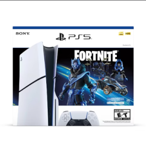 SON PS5 SLIM DVD FORT/SON PS5 SLIM DVD FORTNITE/ SONY PLAYSTATION PS5 DVD COBALT STAR BUNDLE FORTNITE 