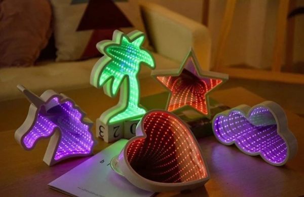 LAMP DIS 3D / LAMPARA RGB DISEÑO 3D