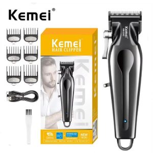 MAQUINA KM2292 / MAQUINA DE CORTE DE CABELLO PROFESIONAL CON CARGA DE LARGA DURACION LIVIANA CARGA USB DIFERENTES GUIAS DE CORTA DISEÑOS ESCLUSIVOS
