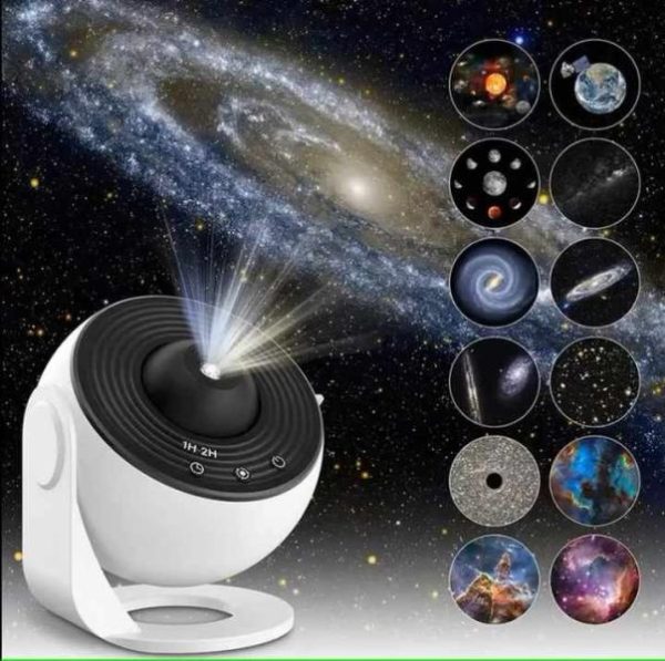 PRO BLDQY02 / PROYECTOR GALAXIA GIRATORIA DIFERENTES DISCOS