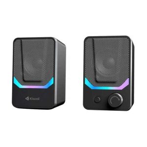 BOC KIS X31 / BOCINA DE COMPUTADORA KISONLI RGB 3WX2 CON USB Y AUX