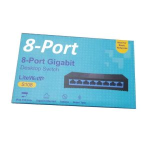 SWITCH S108 / SWITCH DE RED 8 PUERTOS GIGABIT