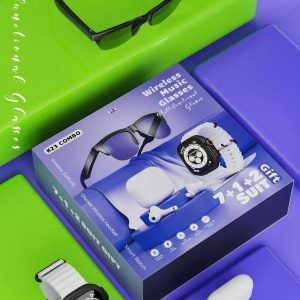 SMART WATCH K23 / COMBO DE SMART WATCH GAFAS TWS Y 7 BANDAS DIFERENTES COLORES