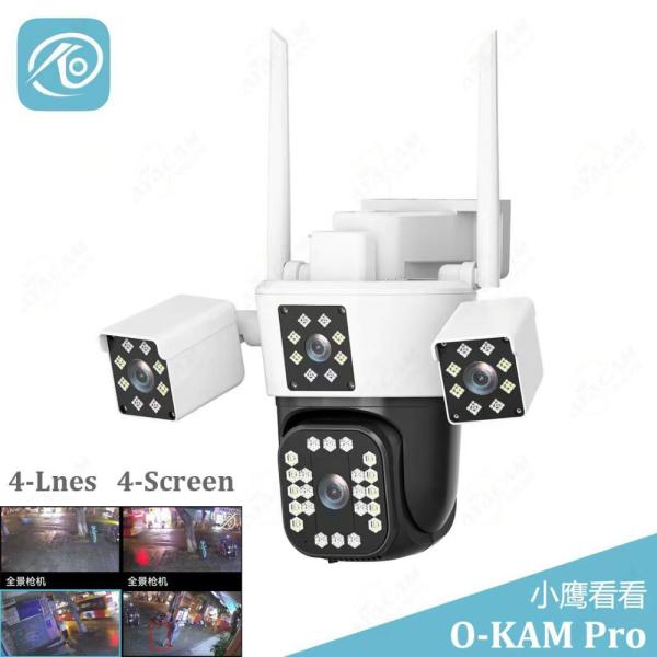 CAM VP028 WIFI / CAMARA 3 LENTES VISION NOCTURNA IP66 SD O NUBE DE ALMACENAMIENTO