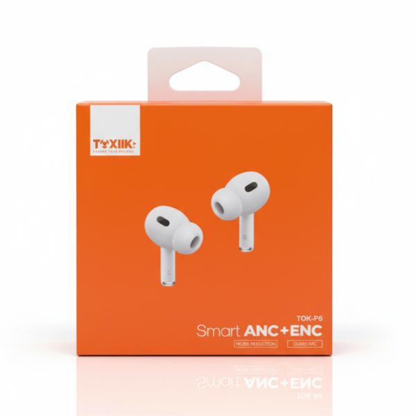 TWS TOK P6 / TWS TOXIIK CON CANCELACION DE RUIDO TIPO PRO