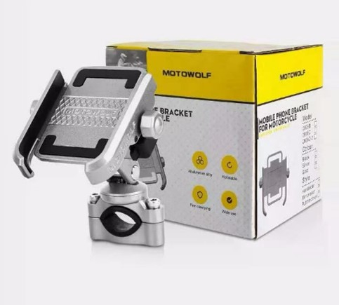 HOL MOTO MDL2805B / HOLDER PARA MOTO ALUMINIO MOTO WOLF