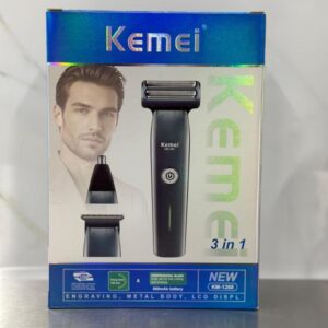 MAQUINA KM1260 / MAQUINA DE CORTE KEMEI CON CARGA TIPO C Y LARGA DURACION DE BATERIA