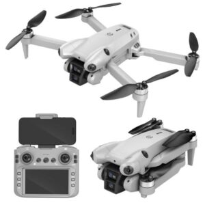 DRN S101 MAX / S101 MAX DRONE PLEGABLE CON EVASION AUTOMATICA DE OBSTACULOS CAMARA 4K HD GRAN ANGULAR CONTROL CON PANTALLA PARA PRINCIPIANTES 2 BATERIAS