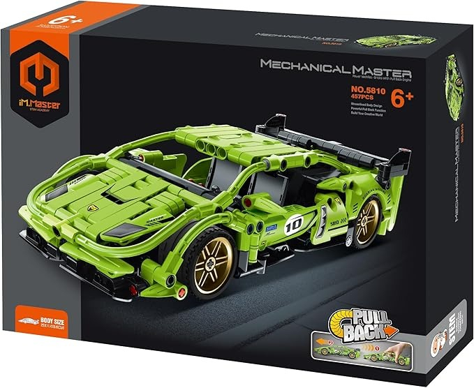 CAR MASTER 5810 / CARRO IM MASTER PUZZLE 457PCS PULL BACK