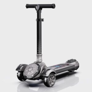 SCOOTER LC 803 / SCOOTER DE NInO GRIS Y ROJA ESCUDO CON SONIDO Y LUCES