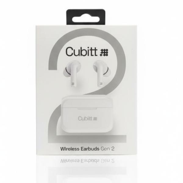 CUBITT AUDIFONO BLANCO EARBUDS 2 INALAMBRICO