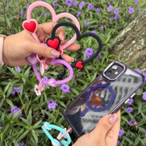 STRAP CORAZON / BRACELETE PARA CELULAR EN FORMA DE CORAZON