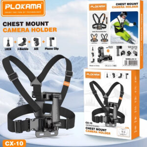 SOP PECHO CX10 / SOPORTE PARA CAMARA O CELULAR DE MONTAJE EN EL PECHO PLOKAMA