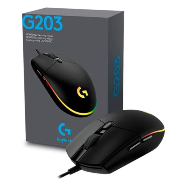 LOG G203/ LOGITECH MOUSE GAMING NEGRO