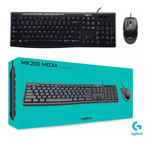 LOG MK200/ LOGITECH KIT MOUSE KEYBOARD USB SPANISH