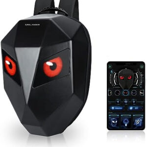 MOCHILA LED EYES/MOCHILA LCD LED A TODO COLOR CONTROLADA POR APLICACI?N PROGRAMABLE IMPERMEABLE CARCASA RIGIDA