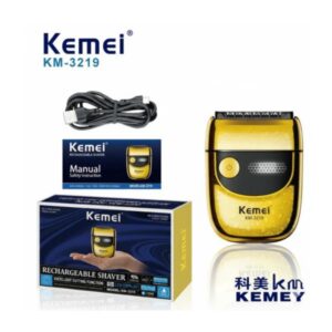 BARBERA KM3219/ BARBERA DE CORTE DE CABELLO PROFESIONAL CON CARGA DE LARGA DURACION LIVIANA CARGA USB DIFERENTES GUIAS DE CORTA DISE?OS ESCLUSIVOS