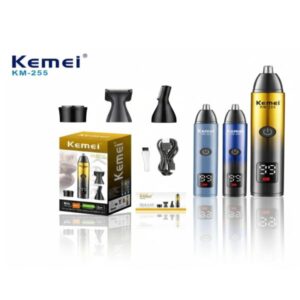 MAQUINA KM255 / MAQUINA 3 EN 1 USO DE CORTE PELOS DE NARIZ PULIDORA SHAVER
