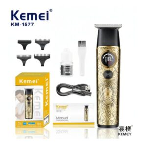 MAQUINA KM1577 / MAQUINA DE CORTE PANTALLA LED INHALAMBRICA CARGA LARGA DURACION