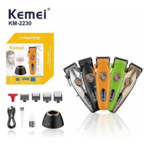 MAQUINA KM2230 / MAQUINA DE CORTE PANTALLA LED INHALAMBRICA CARGA LARGA DURACION COLORES VARIADOS