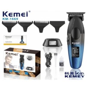 MAQUINA KM1669 / MAQUINA DE CORTE PANTALLA LED INHALAMBRICA CARGA LARGA DURACION