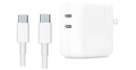 CHA PD 50W / CARGADOR 2 PD 50W CON CABLE TIPO C A TIPO C