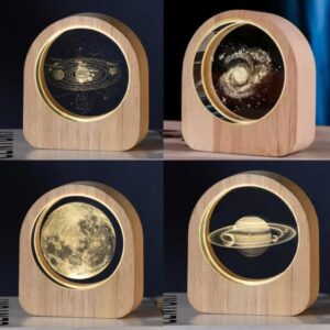 LAMP GLASS 1126 / ADORNO GLASS DISEOS CON SOPORTE PLANO