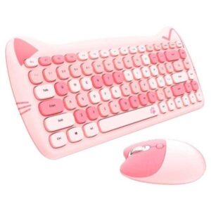 TECLADO GEEZER / COMBO TECLADO Y MOUSE MOFII CONECTOR 2.4GHZ TIPO GATO