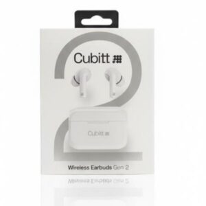 CUBITT AUDIFONO BLANCO EARBUDS 2 INALAMBRICO