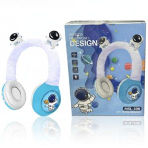 AUD MSL 808 / AUDIFONO DIADEMA PELUCHE ASTRONAUTA FM BT SD