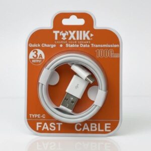 CAB TOK C20 / TK-C20 CABLE 1 METRO USB TIPO C 3A TOXIIK