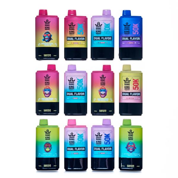 BANGKING 　coco VAP 50000 / VAPE BANG KING PANTALLA DIGITAL 50000 PUFFS DOBLE