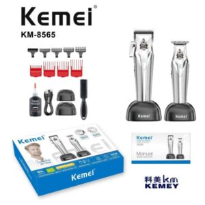 MAQUINA KM8565 / COMBO DUO MAQUINA CORTE Y PULIDORA PANTALLA LED CARGA INHALAMBRICA