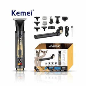 MAQUINA KM1537 / MAQUINA 4 EN 1 NARIZ OIDOS PULIDORA Y SHAVER INCLUYE BASTON PARA AFEITAR ESPALDA