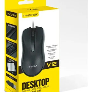 MOUSE V12 / MOUSE ALAMBRICO 1200DPI T WOLF