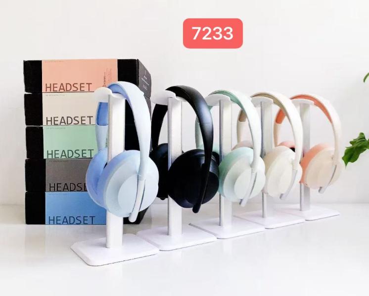 AUD P7233 / AUDIFONO TIPO DIADEMA BT FM MIC AUX COLORES PASTELES