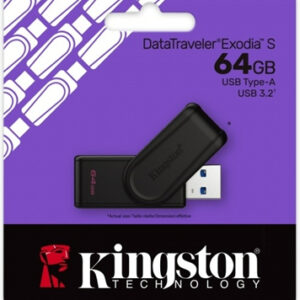KIN USB 64GB DTXS/ KINSTON DTXS/64GB 3.2 DATA TRAVELER EXODIA