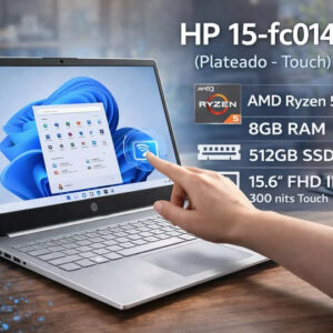 HP 15 FC0146DX / HP 15.6 TOUCH AMD RYZEN 5 7520U 8GB 512GB SSD W11SILVER