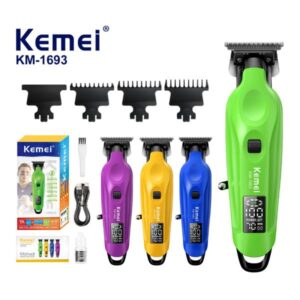 MAQUINA KM1693 / MAQUINA CLIPPER RECARGABLE TIPO C PANTALLA LED 7000RPM